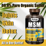 Fitfido MSM Supplement 1000mg dosage instructions
