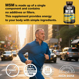 Fitfido MSM Supplement 1000mg label details