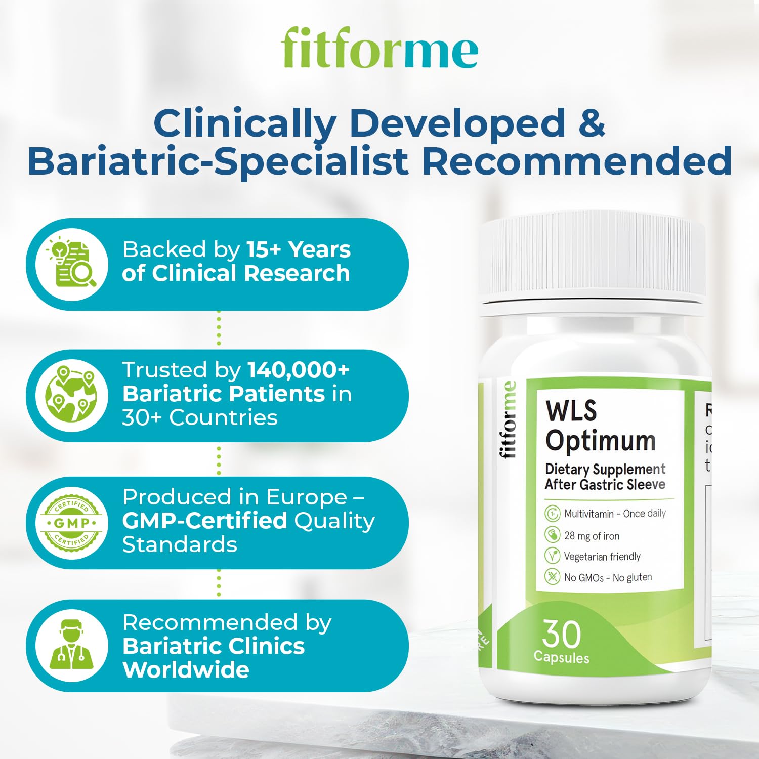 FitForMe Bariatric Multivitamin for Gastric Sleeve side view