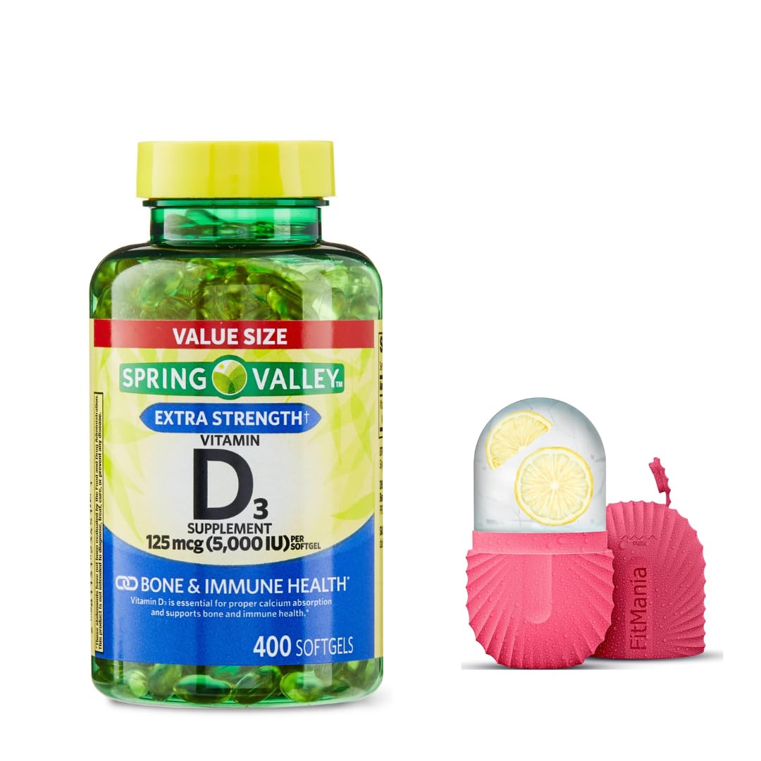FitMania Vitamin D3 Softgels 125 mcg front view