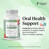 Fitness InspireWays ProDentim Oral Health Probiotics 60 Capsules back view