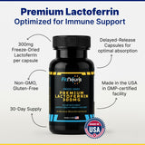 FitNoura Lactoferrin Supplement 300MG bottle with label