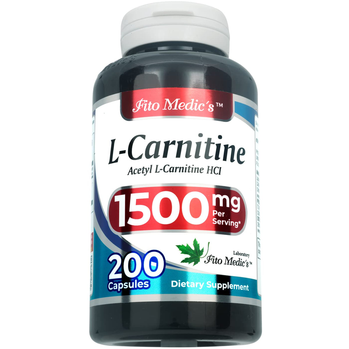 FITO MEDIC'S Acetyl-L-Carnitine 200 Capsules front view