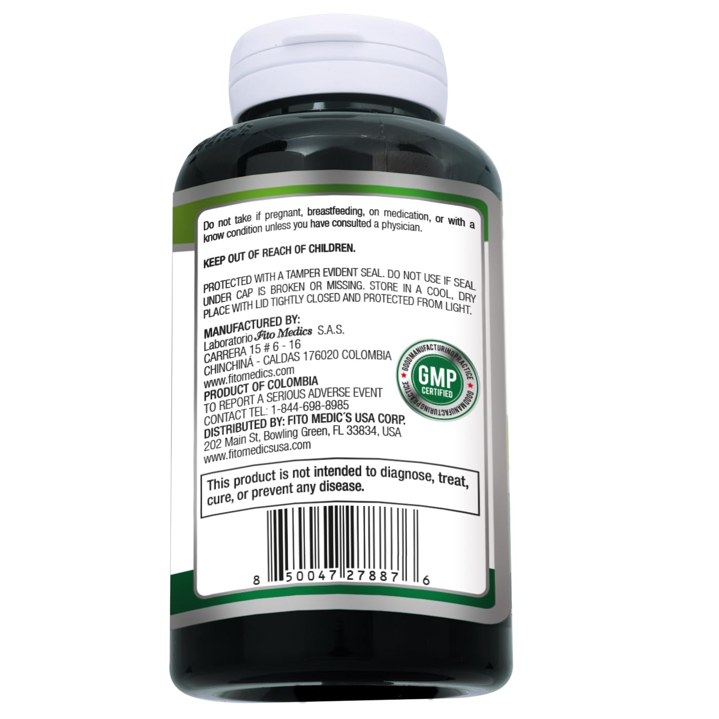 FITO MEDIC'S Artichoke Herbal Supplement with a measuring spoon