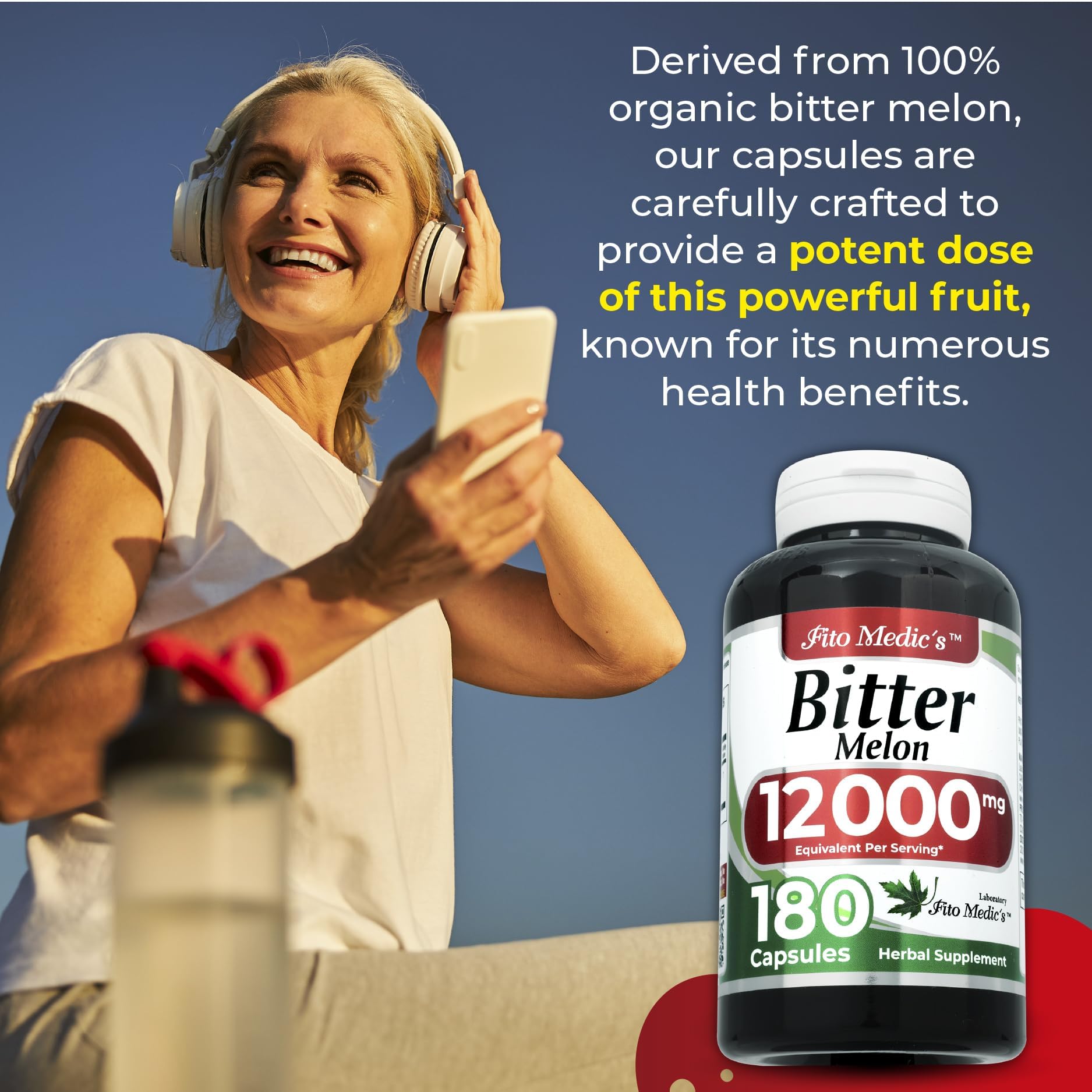 FITO MEDIC'S Bitter Melon Extract Capsules back label
