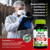 FITO MEDIC'S Black Seed Oil Softgels with measuring spoon