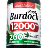 FITO MEDIC'S Burdock Root Organic Capsules 12000mg front view