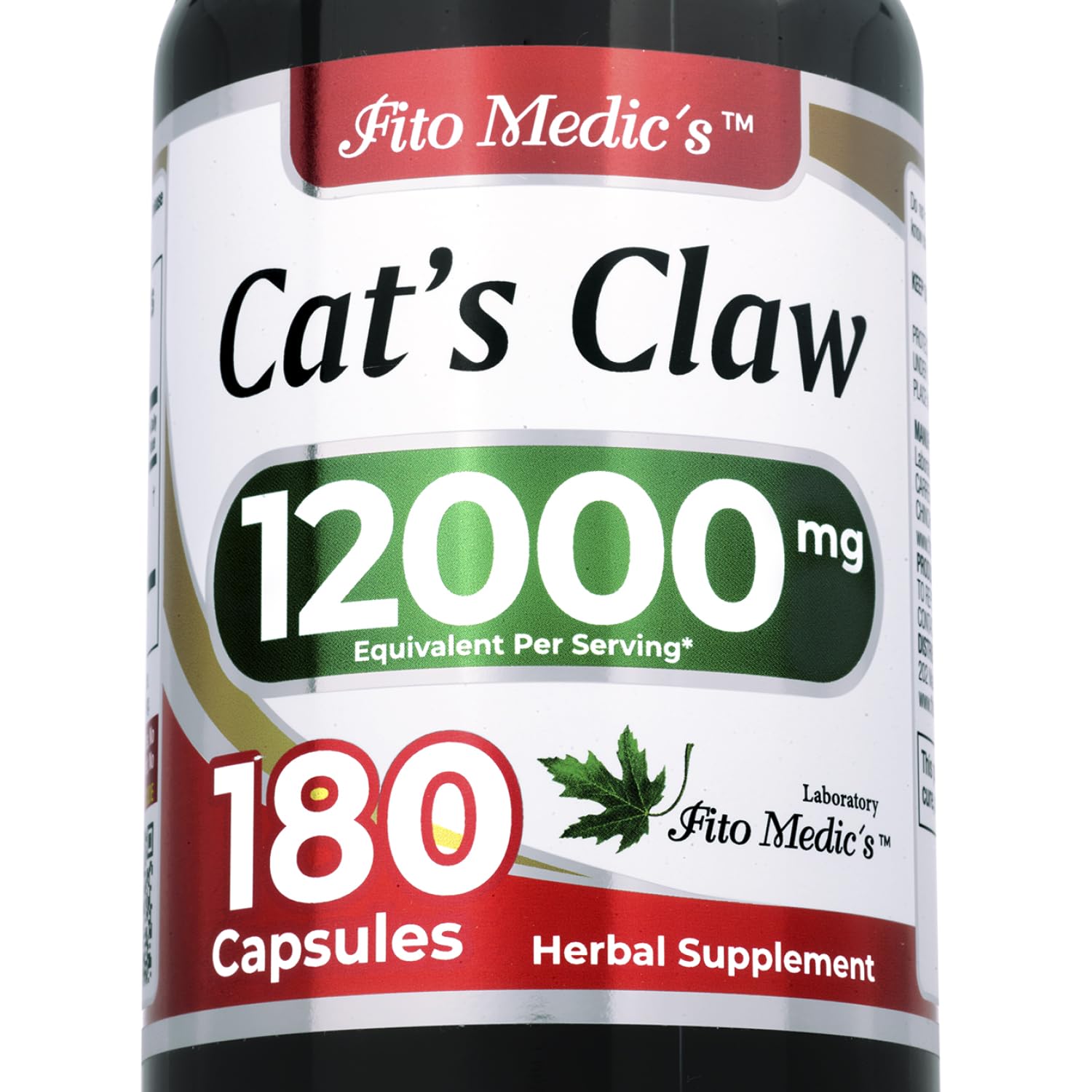 FITO MEDIC'S Cat’s Claw Bark Capsules 600mg front view