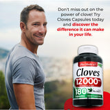 FITO MEDIC'S Cloves 600 mg Capsules back view with ingredients