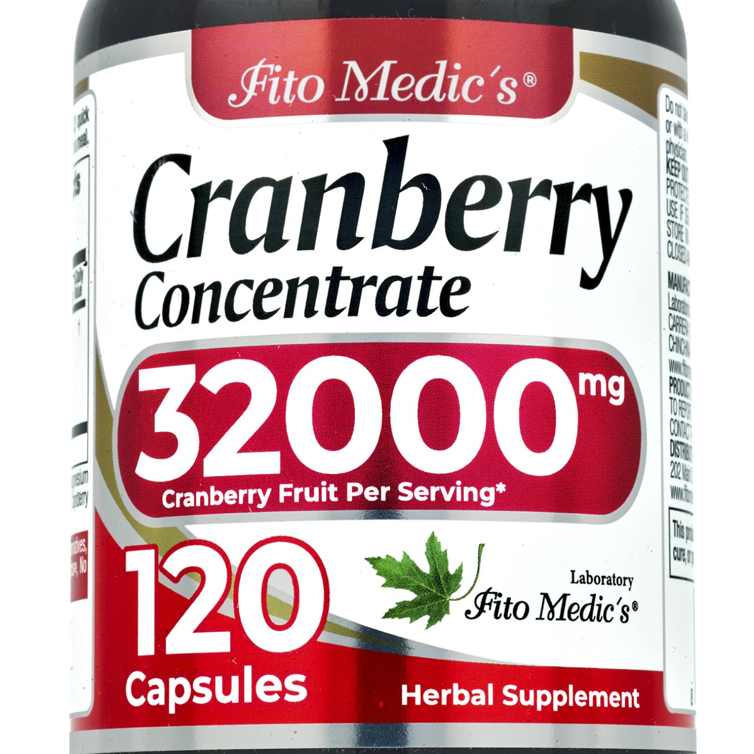 FITO MEDIC'S Cranberry Softgels 400mg front view