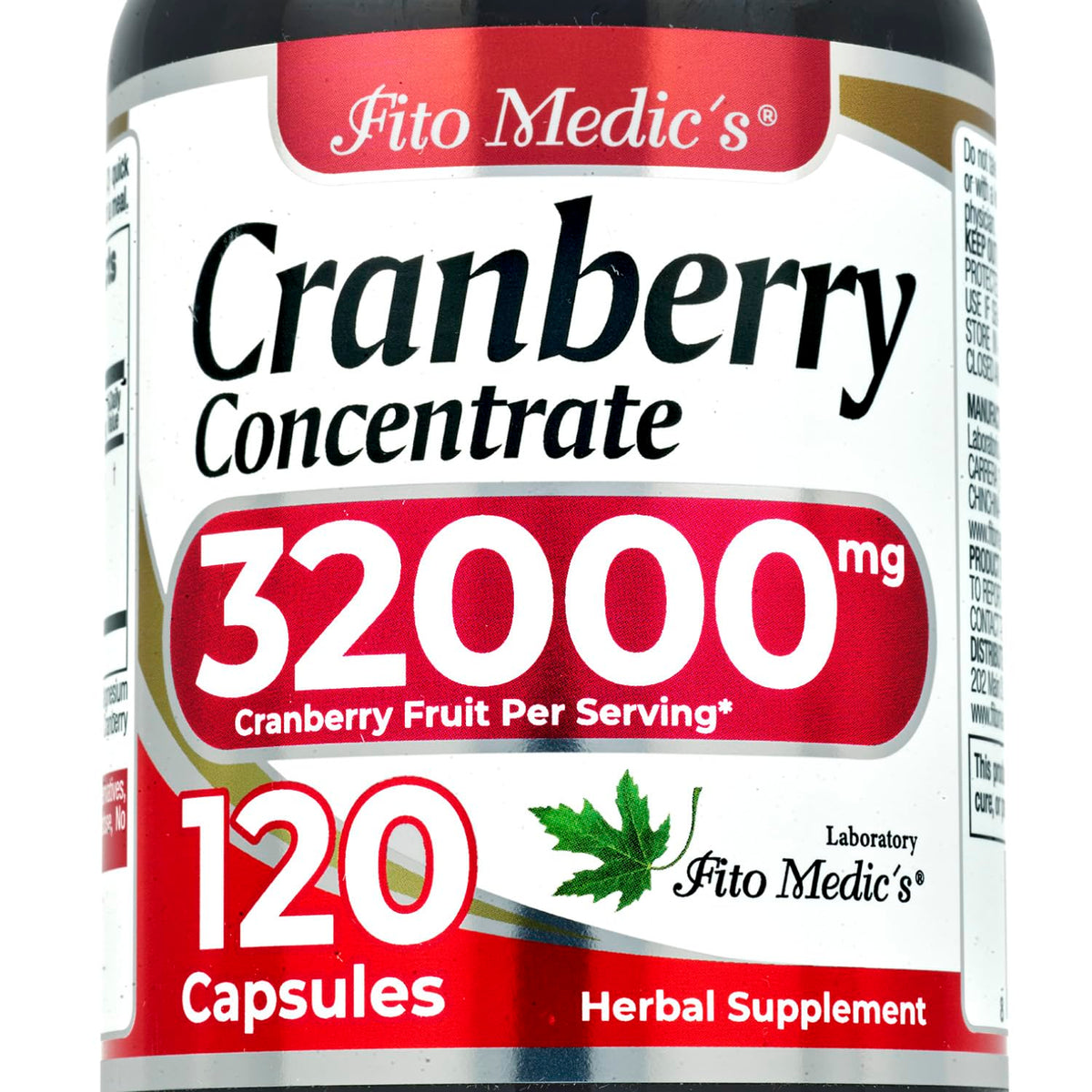 FITO MEDIC'S Cranberry Softgels 400mg front view