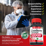 FITO MEDIC'S Cranberry Softgels 400mg in hand