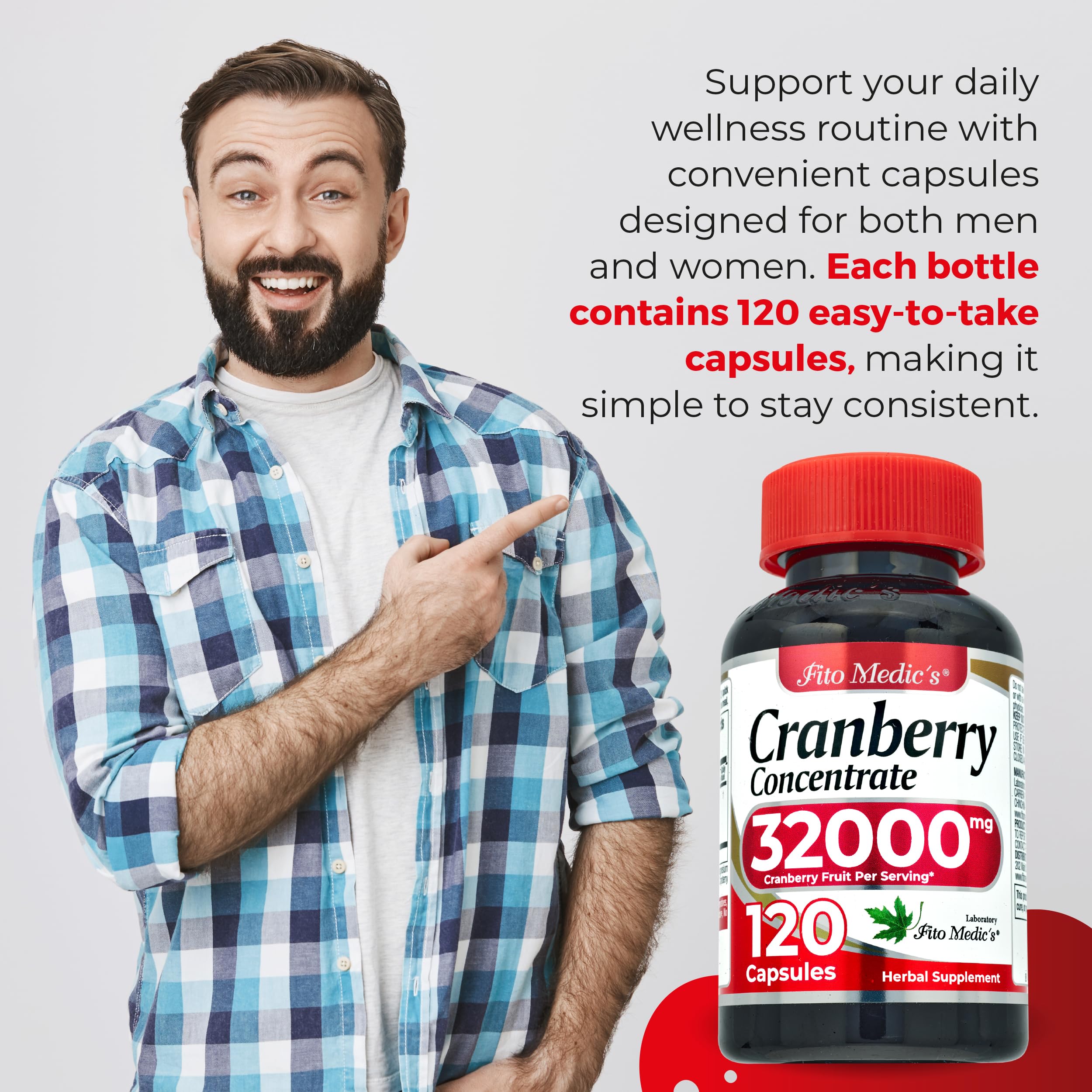 FITO MEDIC'S Cranberry Softgels 400mg nutritional information