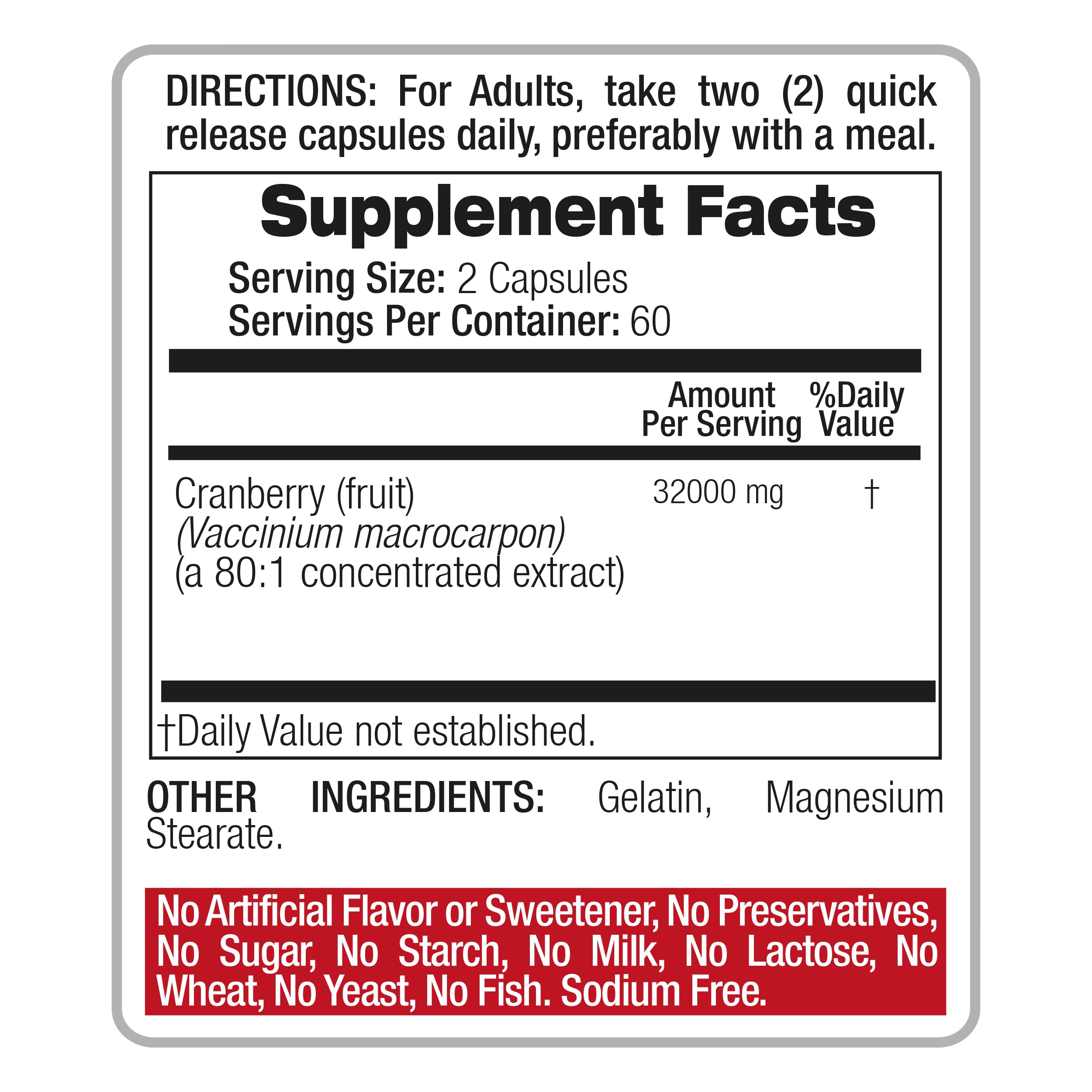 FITO MEDIC'S Cranberry Softgels 400mg packaging