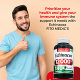 FITO MEDIC'S Echinacea Herbal Supplement capsules close-up