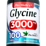 FITO MEDIC'S Glycine Amino Acid supplement bottle front view