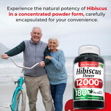 FITO MEDIC'S Hibiscus Capsules 600mg back view with ingredient list