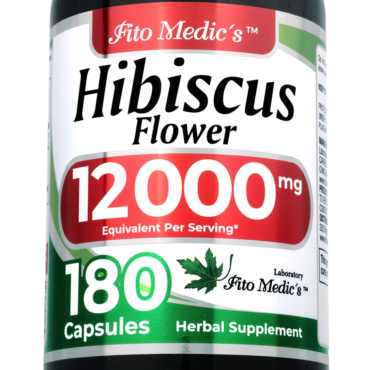 FITO MEDIC'S Hibiscus Capsules 600mg front view with packaging