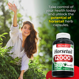 FITO MEDIC'S Horsetail Extract 600mg capsules open bottle