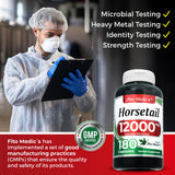 FITO MEDIC'S Horsetail Extract 600mg capsules with measuring spoon