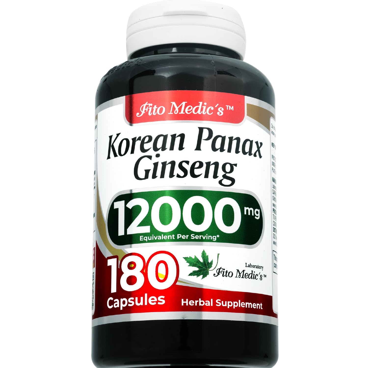 FITO MEDIC'S Korean Ginseng capsules close-up