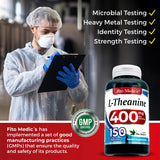 FITO MEDIC'S L-Theanine Capsules close-up of capsules