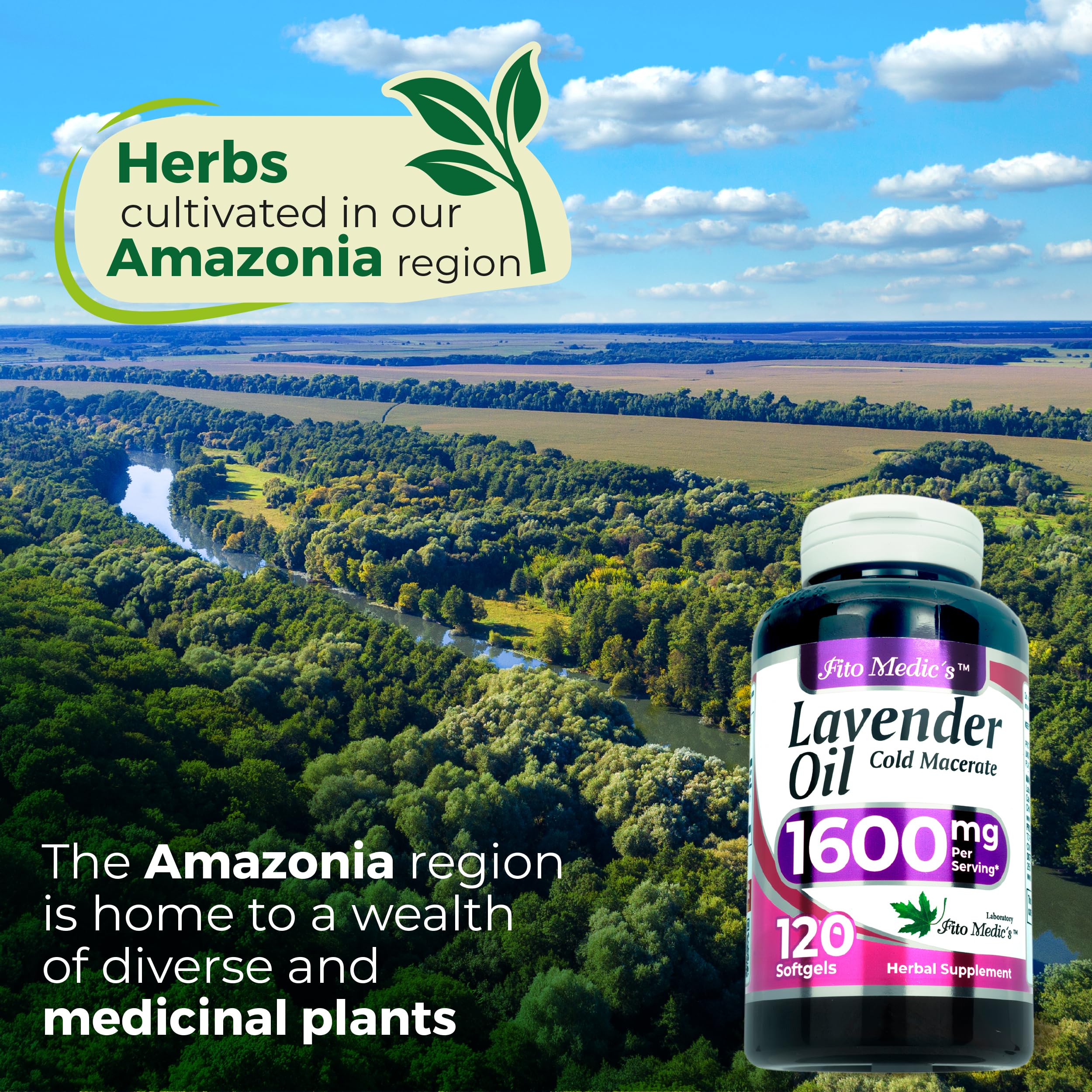 FITO MEDIC'S Lavender Pills on a table