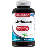 FITO MEDIC'S Methionine 1200mg supplement side view, showing capsule details