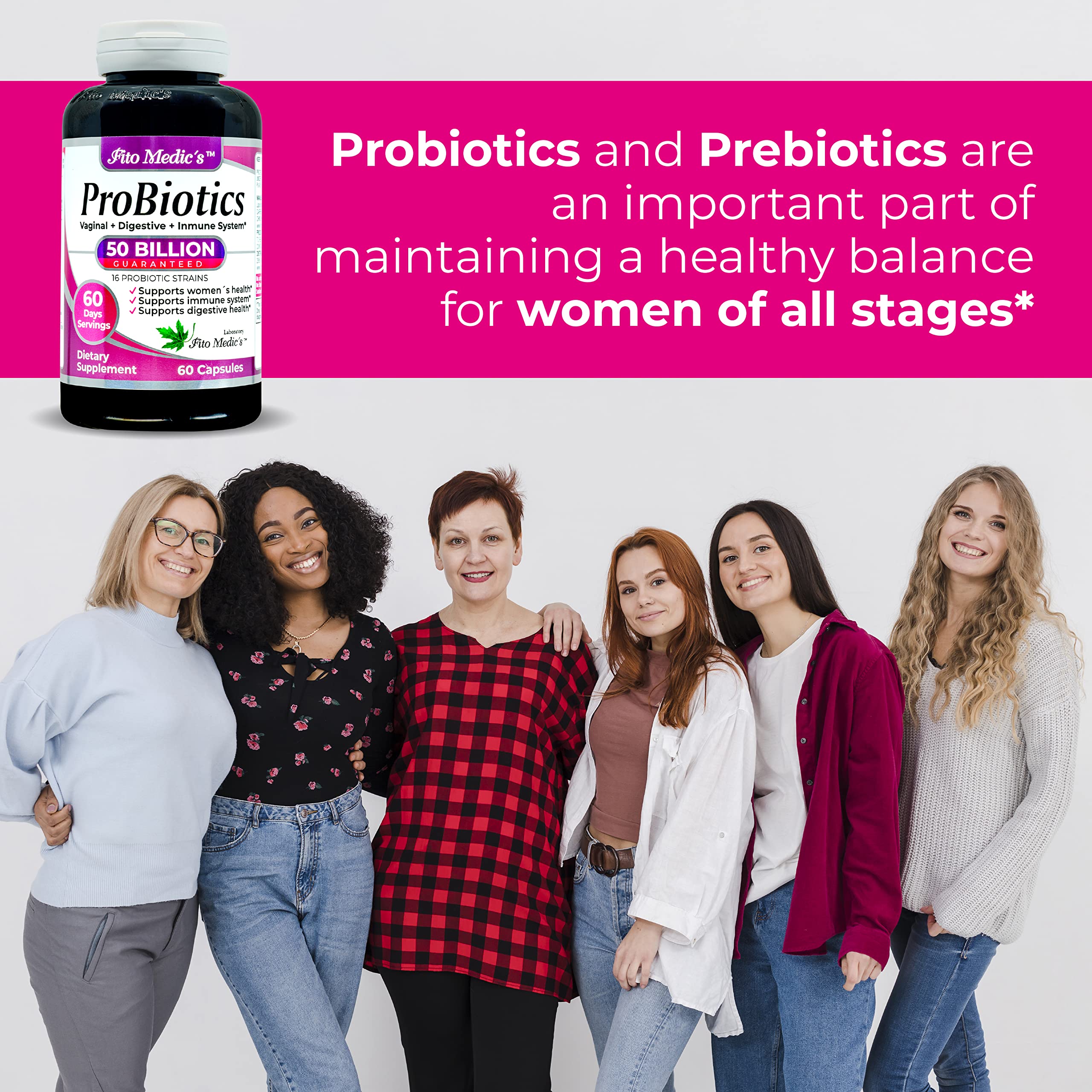 FITO MEDIC'S Probiotic Supplement capsules close-up