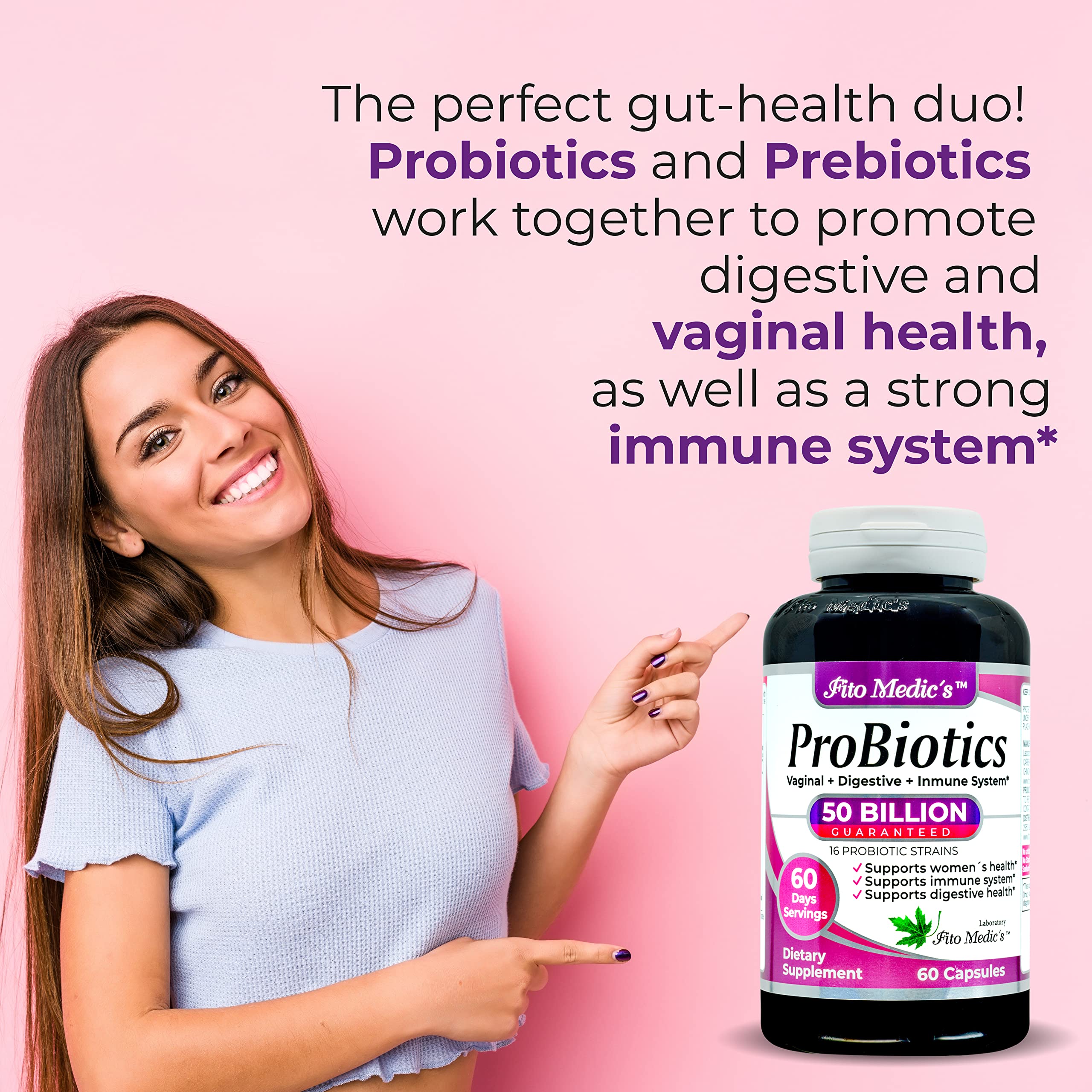 FITO MEDIC'S Probiotic Supplement label details