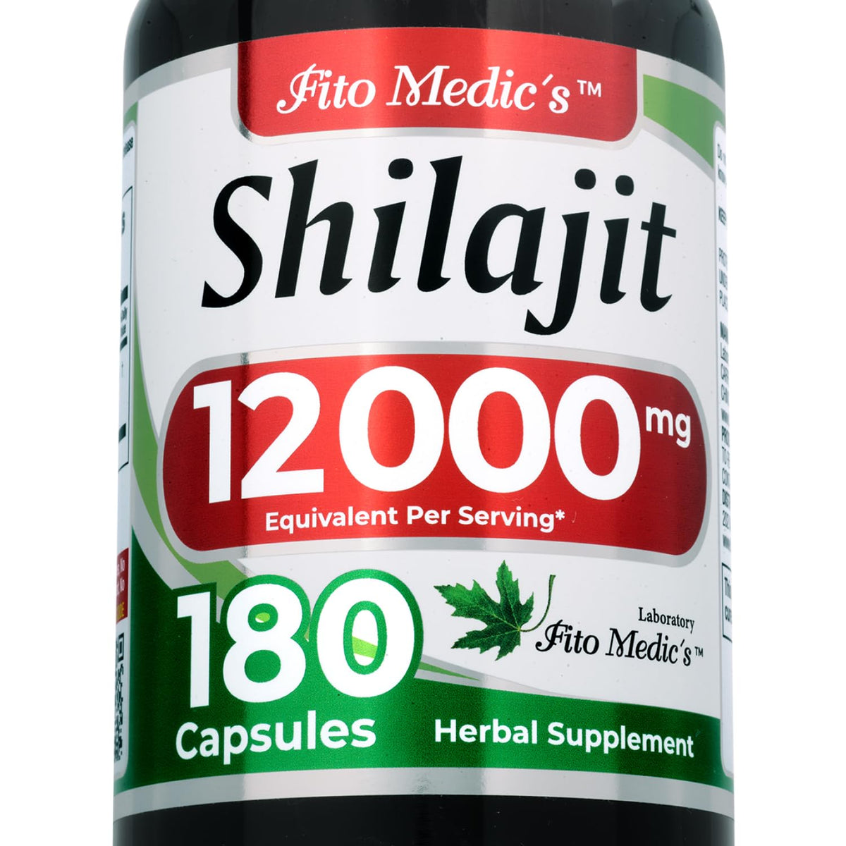 FITO MEDIC'S Shilajit Capsules bottle front view