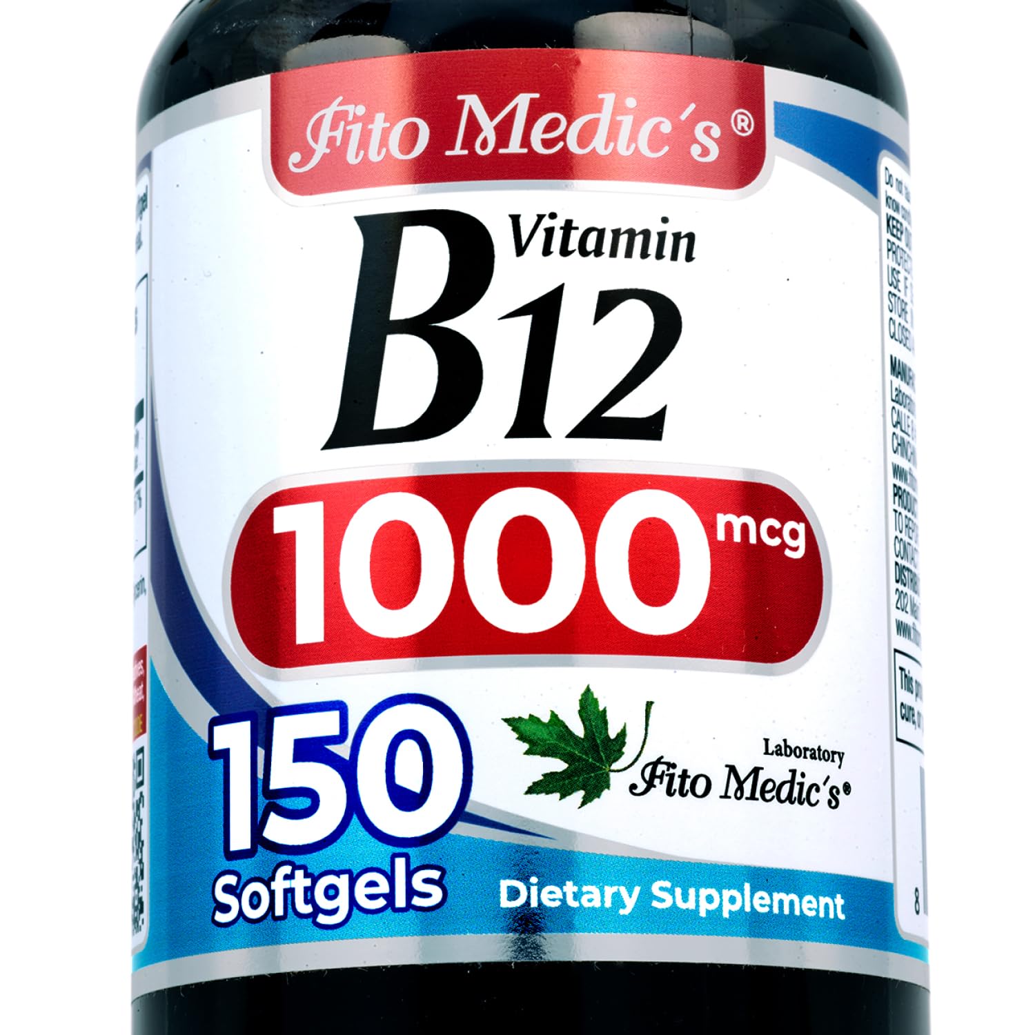 FITO MEDIC'S Vitamin B12 Supplement bottle front view