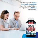 FITO MEDIC'S Vitamin B3 Niacin Capsules close-up of capsules
