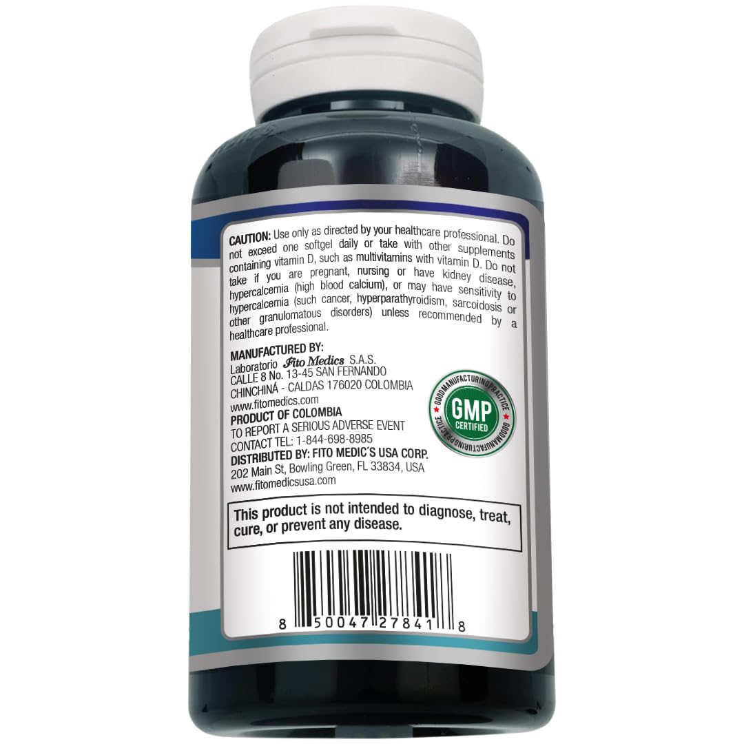 FITO MEDIC'S Vitamin D3 5000 IU Softgels lifestyle scene
