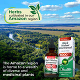 FITOMEDIC'S Black Walnut Wormwood Drops dropper in use