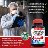 FITOMEDIC'S Chromium Picolinate bottle with dosage information
