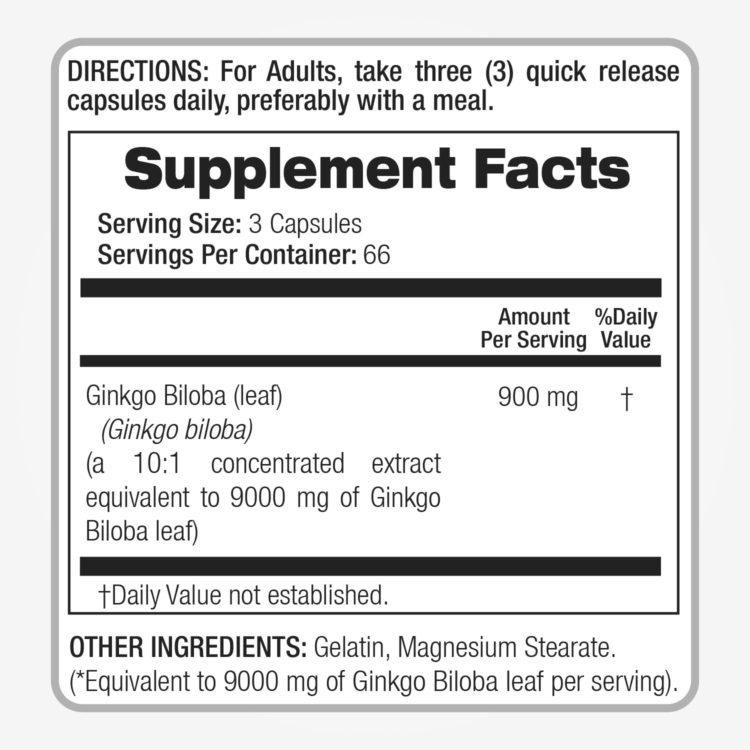 FITOMEDIC'S Ginkgo Biloba bottle with natural background
