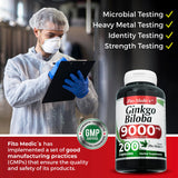 FITOMEDIC'S Ginkgo Biloba capsules in hand