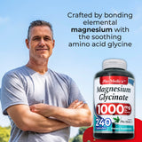 FITOMEDIC'S Magnesium Glycinate capsules in a clear container