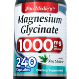 FITOMEDIC'S Magnesium Glycinate supplement front view packaging