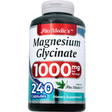 FITOMEDIC'S Magnesium Glycinate supplement side view with dosage information