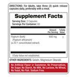 FITOMEDIC'S Pygeum Bark 600mg capsules on a table