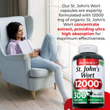FITOMEDIC'S St. John's Wort 600mg capsules on a wooden table