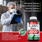 FITOMEDIC'S St. John's Wort 600mg capsules with measuring spoon