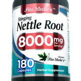 FITOMEDIC'S Stinging Nettle Root Extract 1000mg capsule bottle front view