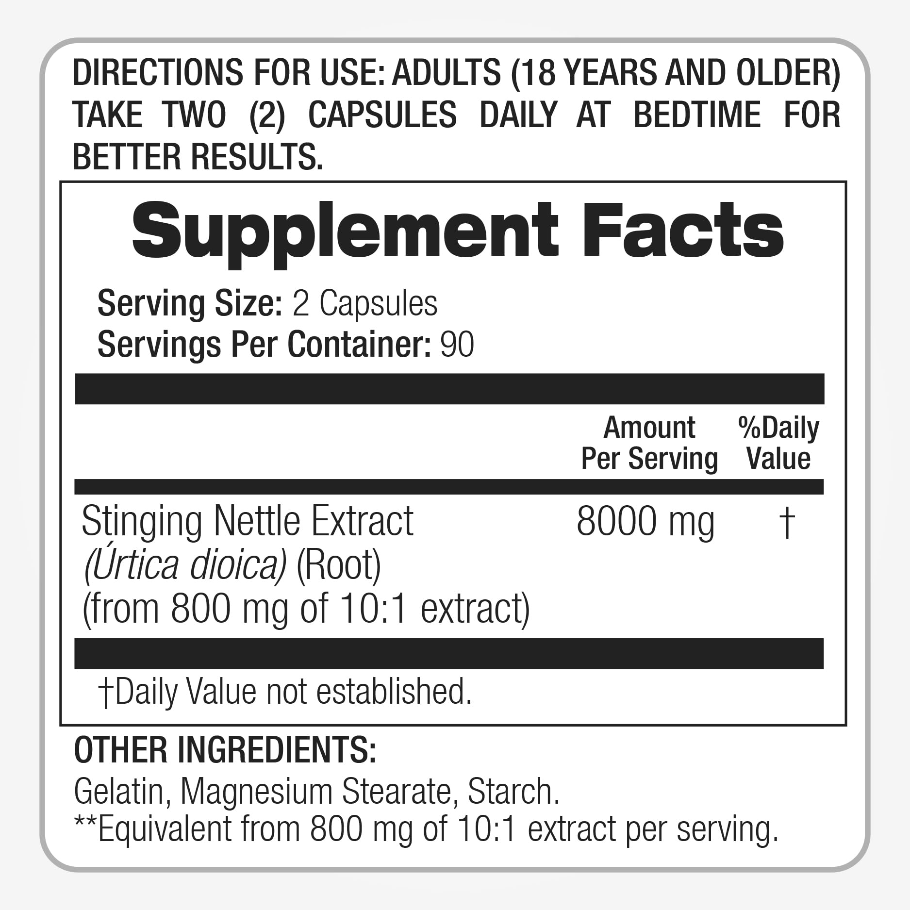 FITOMEDIC'S Stinging Nettle Root Extract bottle with measuring scoop