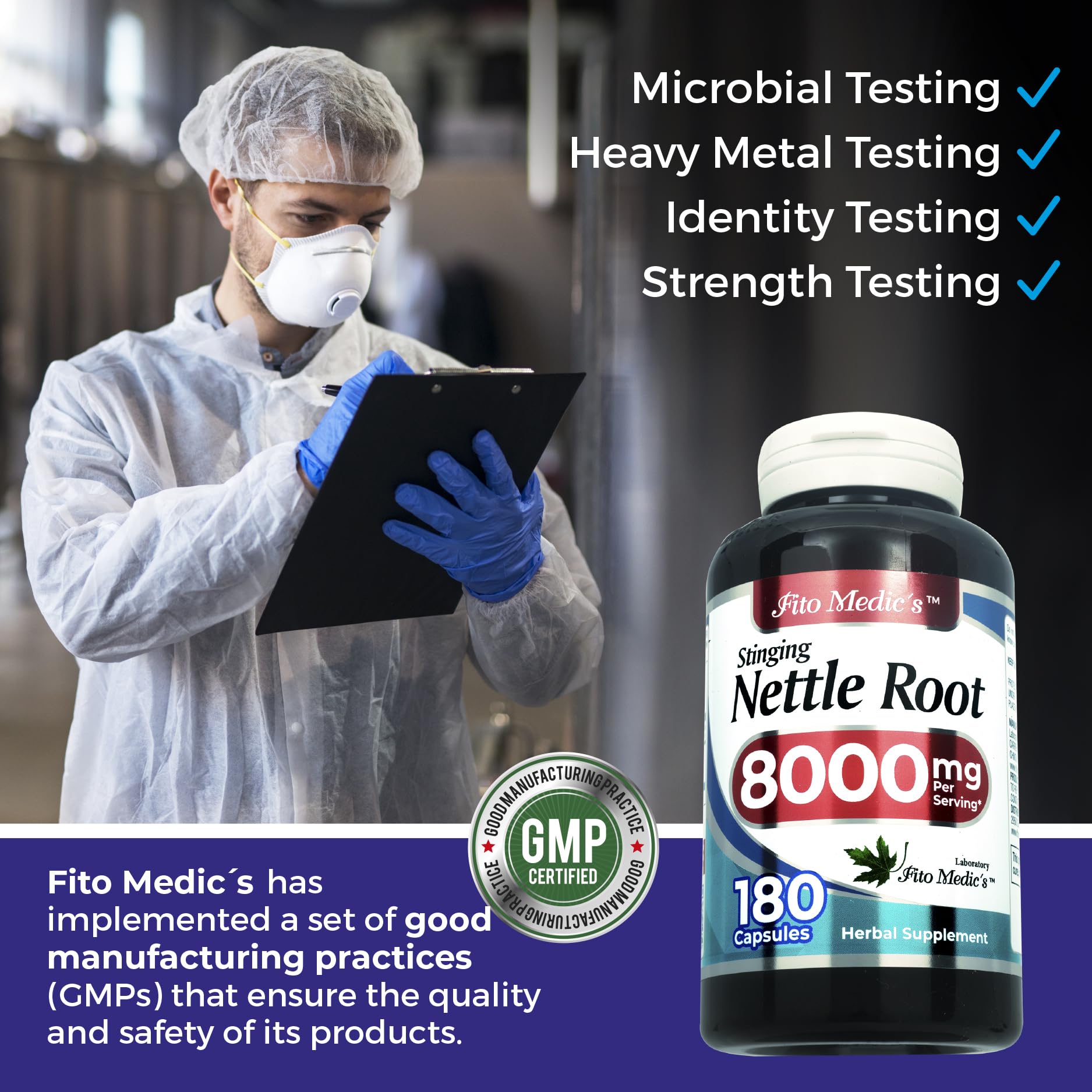 FITOMEDIC'S Stinging Nettle Root Extract ingredients list