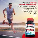 FITOMEDIC'S Vitamin B2 Riboflavin 400mg 120 Capsules back view
