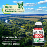 FITOMEDIC'S Wild Yam Root Capsules on a wooden table