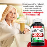 FITOMEDIC'S Wild Yam Root Capsules with dosage information